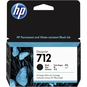 HP 3ED70A (712) SIYAH 38 ML GENIS FORMAT MUREKKEP KARTUSU