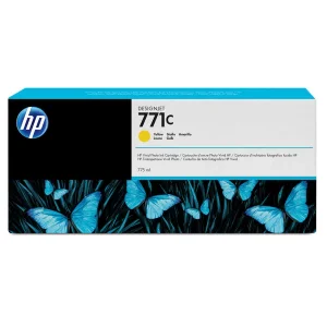 HP B6Y10A (771C) SARI 775 ML GENIS FORMAT MUREKKEP KARTUSU