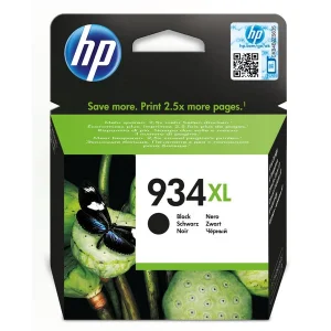 HP C2P23AE (934XL) SIYAH YUKSEK KAPASITELI MUREKKEP KARTUSU 1.000 SAYFA