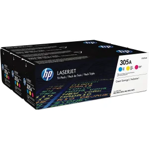 HP CF370AM (305A) CAMGOBEGI/MACENTA/SARI 3 LU PAKET TONER 2.600 SAYFA