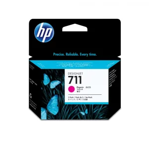 HP CZ135A (711) MAGENTA 3 LU PAKET 29 ML GENIS FORMAT MUREKKEP KARTUSU