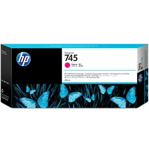 HP F9K01A (745) MACENTA 300 ML GENIS FORMAT MUREKKEP KARTUSU