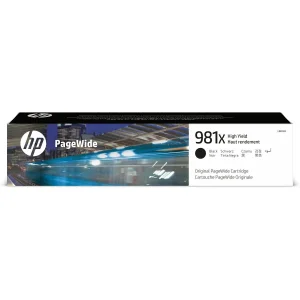HP L0R12A (981X) SIYAH YUKSEK KAPASITELI PAGEWIDE MUREKKEP KARTUSU 11000 SAYFA