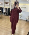 PUREVA DANTELLİ PAMUK SATEN TAKIM