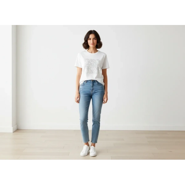 L*O*E*W*E* Taşlı Tişört