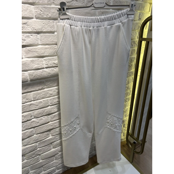 MEVA PLUS BY PUREVA İncili Jakarlı Tunik Takım