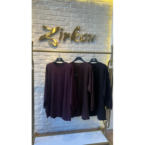 LEVİDOR NAKIŞLI TAŞLI ELİD SWEAT