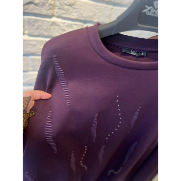 LEVİDOR NAKIŞLI TAŞLI ELİD SWEAT