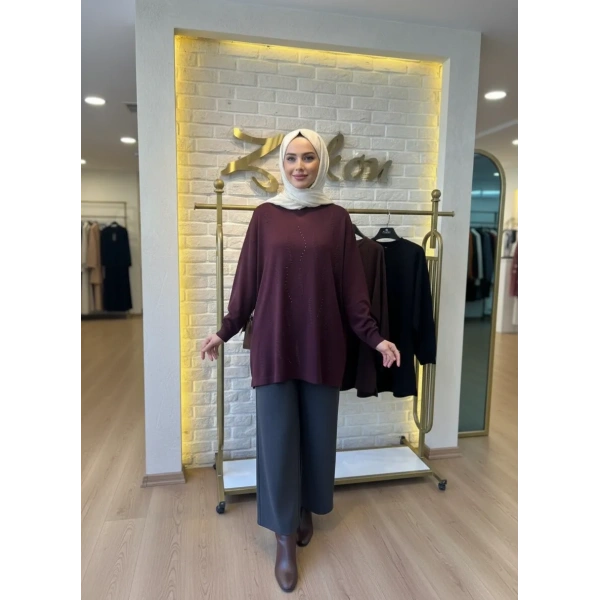 LEVİDOR NAKIŞLI TAŞLI ELİD SWEAT