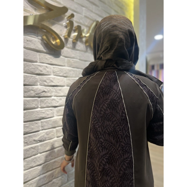 PUREVA Dantelli Nakışlı Ceketli Takım