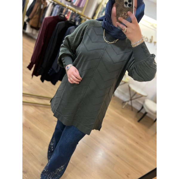 ADN Çarpraz İpek Cupra& Merserize Tunik