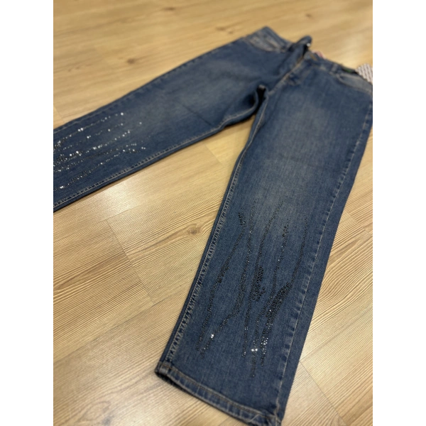 LACARTE Dalga Taşlı Yıkamalı Momjean