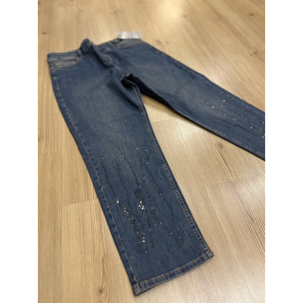 LACARTE Dalga Taşlı Yıkamalı Momjean