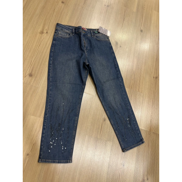 LACARTE Dalga Taşlı Yıkamalı Momjean