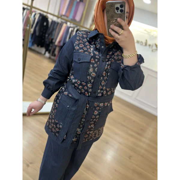 İpekDoku Pulpayet Kot Takım