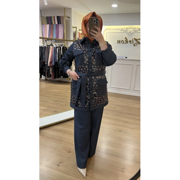 İpekDoku Pulpayet Kot Takım