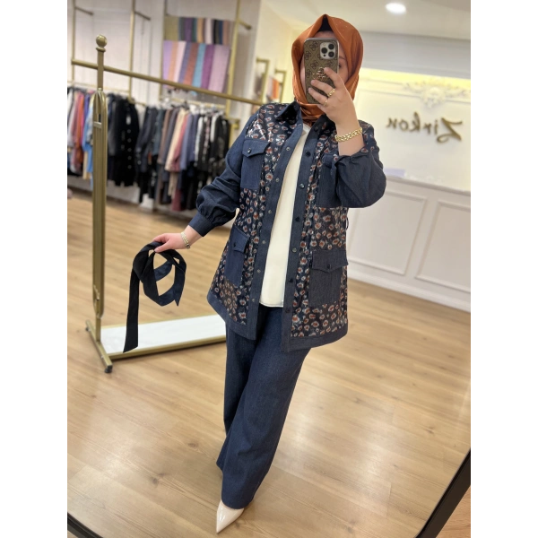 İpekDoku Pulpayet Kot Takım