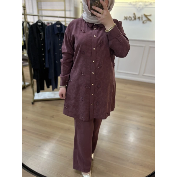 MEVA PLUS BY PUREVA Şal Desen Tensel Takım