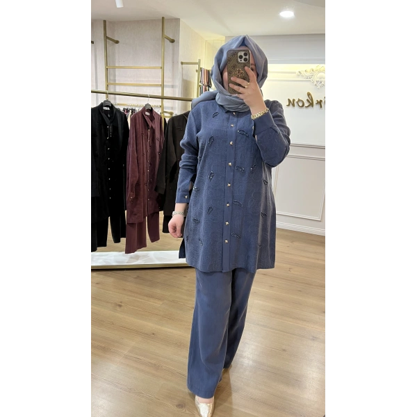 MEVA PLUS BY PUREVA Şal Desen Tensel Takım