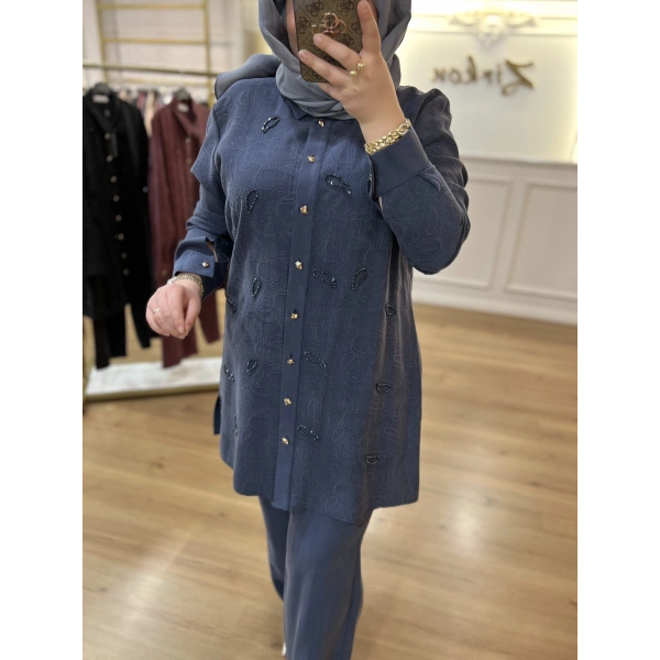 MEVA PLUS BY PUREVA Şal Desen Tensel Takım