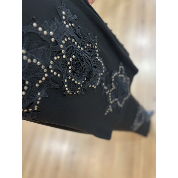 İTHAL BÜYÜK BEDEN Zımbalı Güpürlü Takım