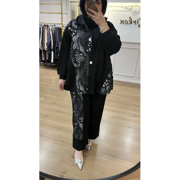 İTHAL BÜYÜK BEDEN Jakarlı Takım