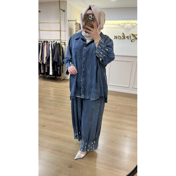 İTHAL BÜYÜK BEDEN İncili Tensel Takım