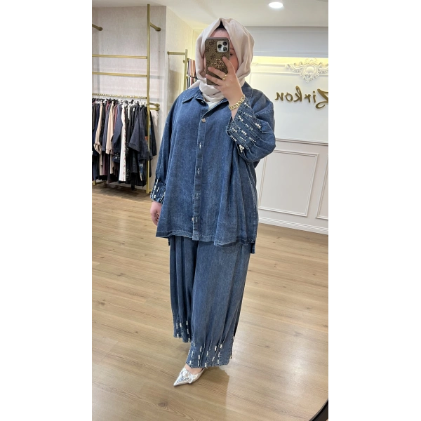 İTHAL BÜYÜK BEDEN İncili Tensel Takım