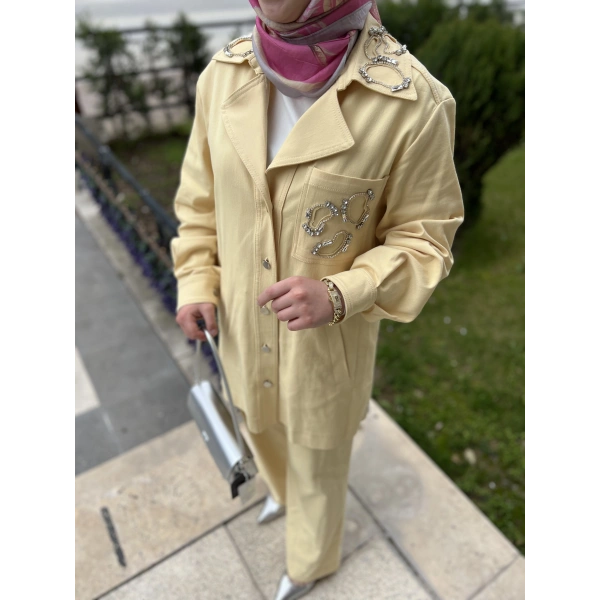 SBL Taşlı Gabardin TAKIM