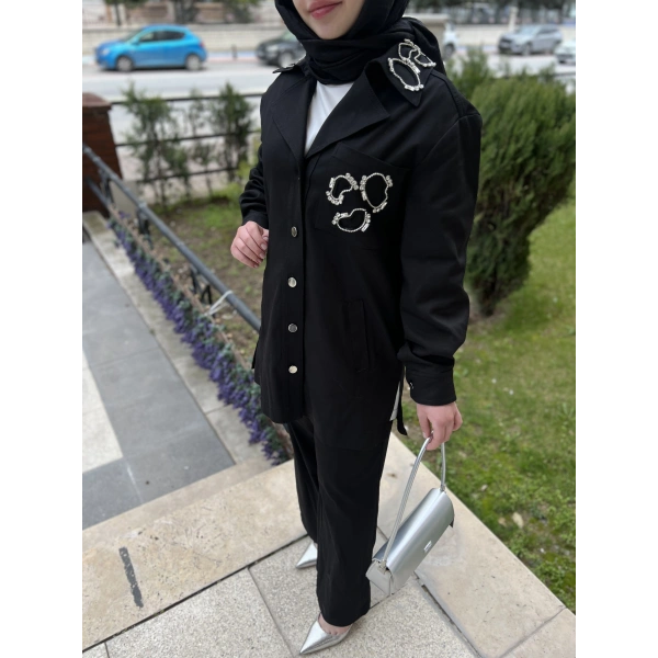 SBL Taşlı Gabardin TAKIM