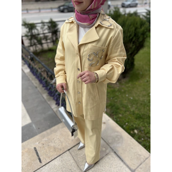 SBL Taşlı Gabardin TAKIM