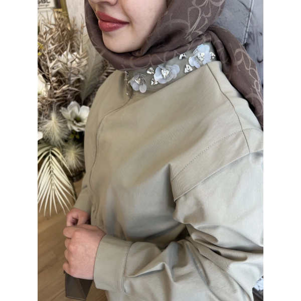 SBL Boynu İşlemeli Ceket Takım