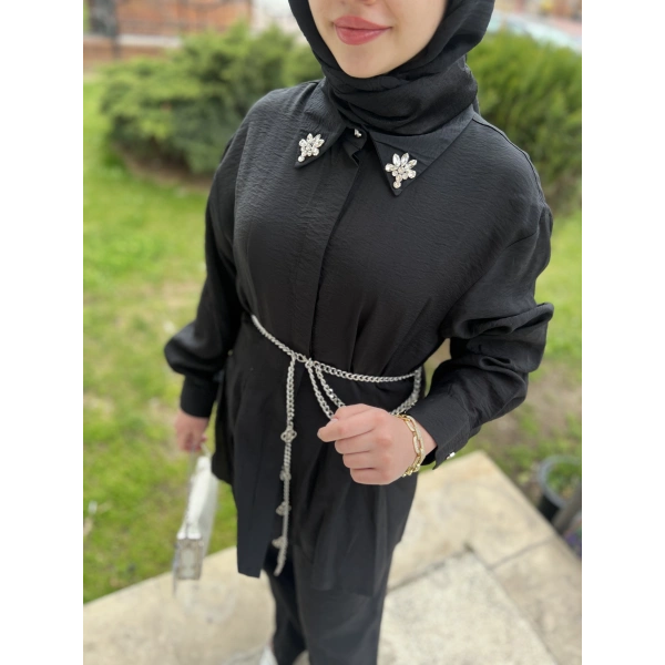 SBL Zincirli Büzgülü Pamuk Takım