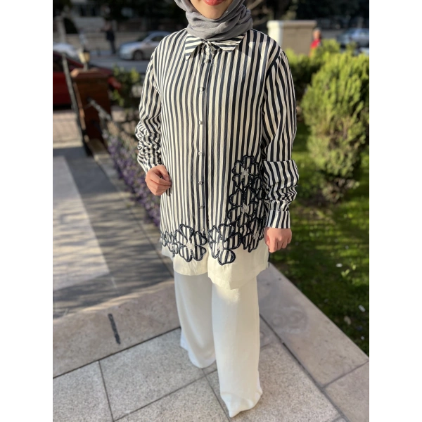 PUREVA Nakışlı Çizgi Takım