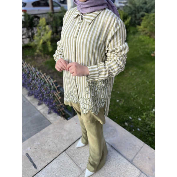 PUREVA Nakışlı Çizgi Takım