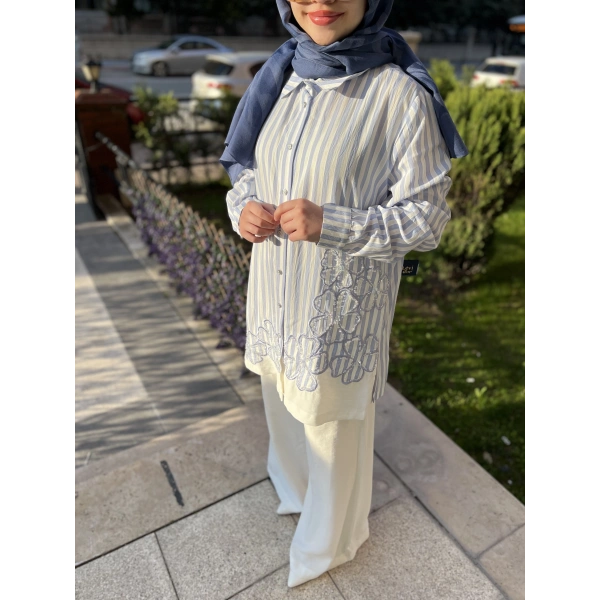 PUREVA Nakışlı Çizgi Takım