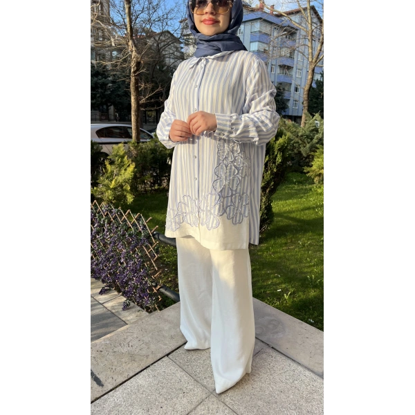 PUREVA Nakışlı Çizgi Takım