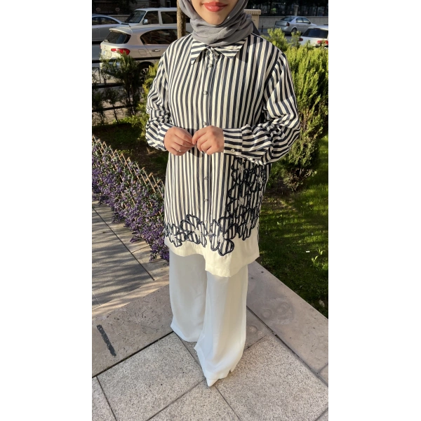 PUREVA Nakışlı Çizgi Takım