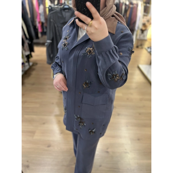 İpekdoku Nakışlı Tensel Takım