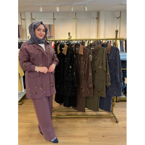 İpekdoku Nakışlı Tensel Takım