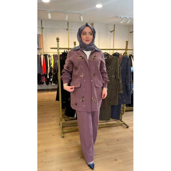 İpekdoku Nakışlı Tensel Takım