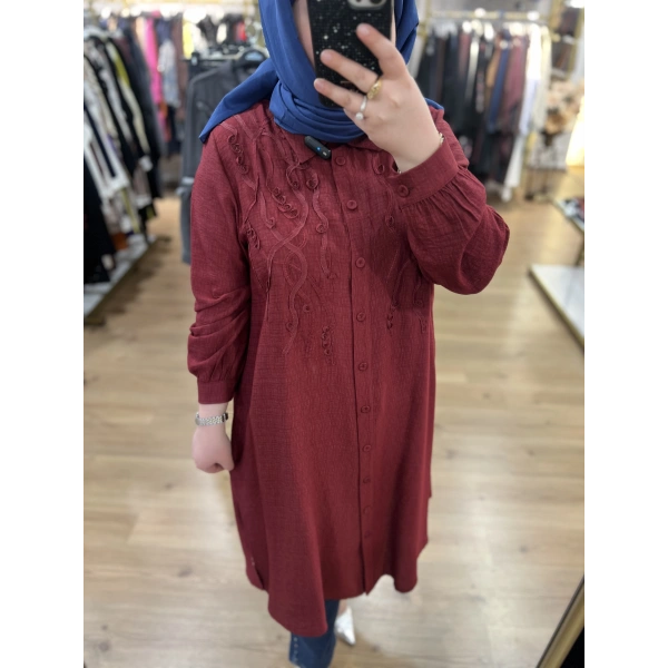 MEVA PLUS BY PUREVA Rokoko Tensel Gömlek