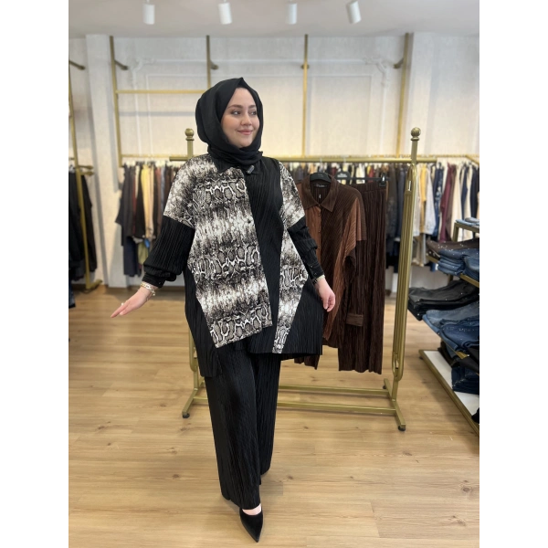 FATMA DANIŞMAN Büzgülü Yazlık Takım