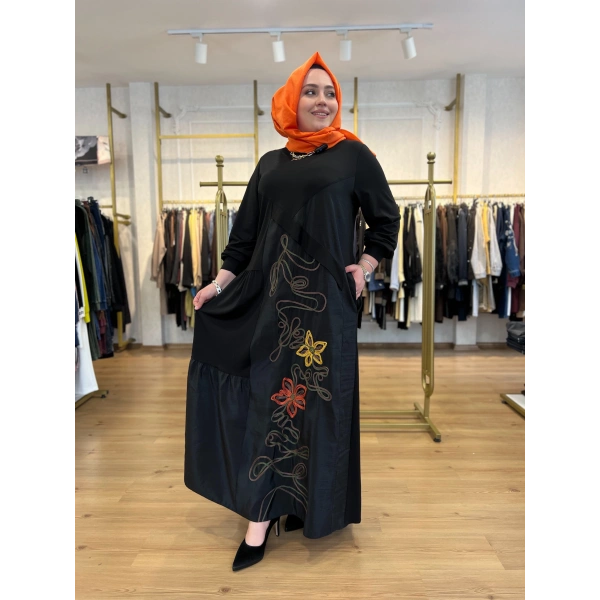 FATMA DANIŞMAN Nakışlı Elbise