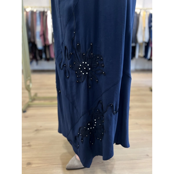 FATMA DANIŞMAN Çiçek Nakışlı Elbise