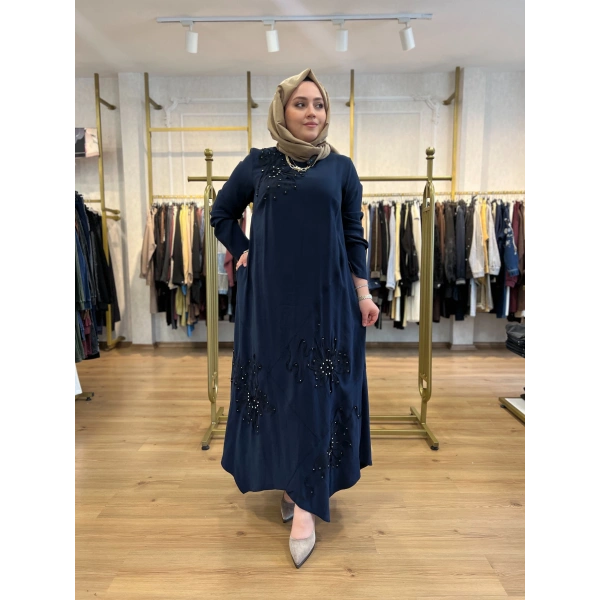 FATMA DANIŞMAN Çiçek Nakışlı Elbise