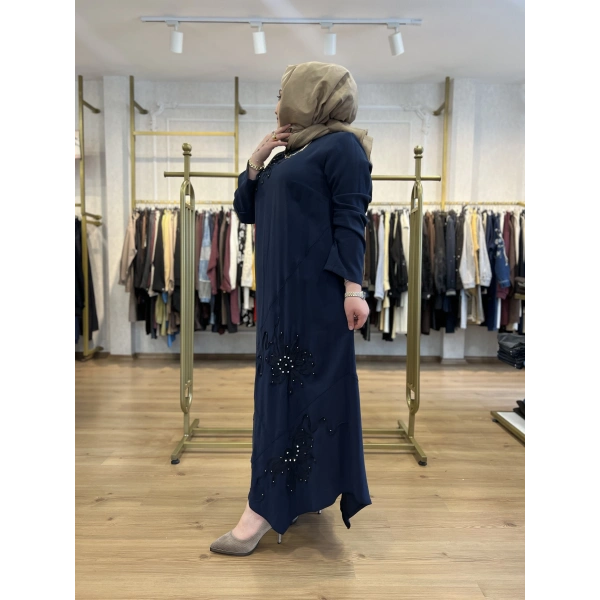 FATMA DANIŞMAN Çiçek Nakışlı Elbise