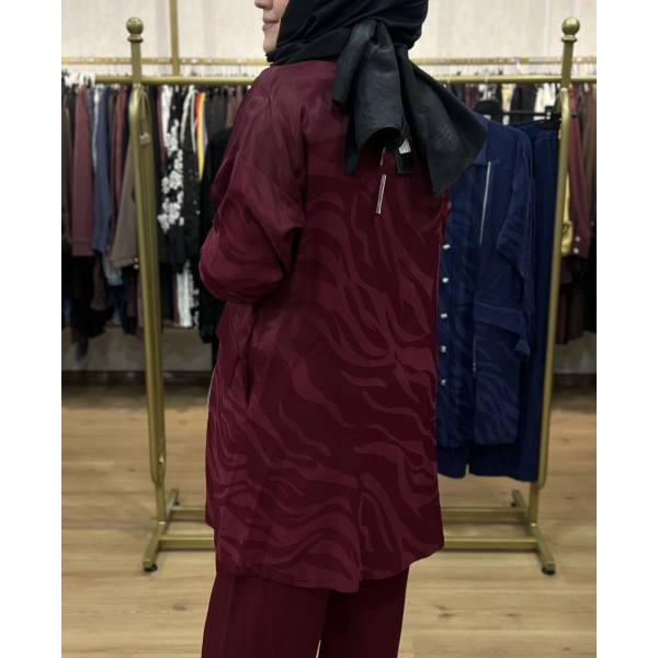 FATMA DANIŞMAN Fermuarlı Jakar Takım