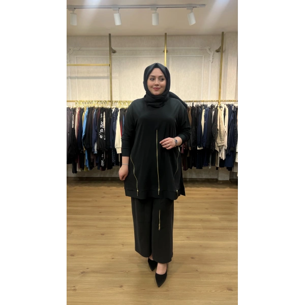 MEVA PLUS By Pureva Fermuarlı Modal Takım