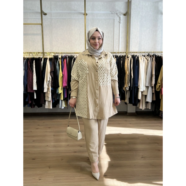 FATMA DANIŞMAN Fileli Pamuk Takım